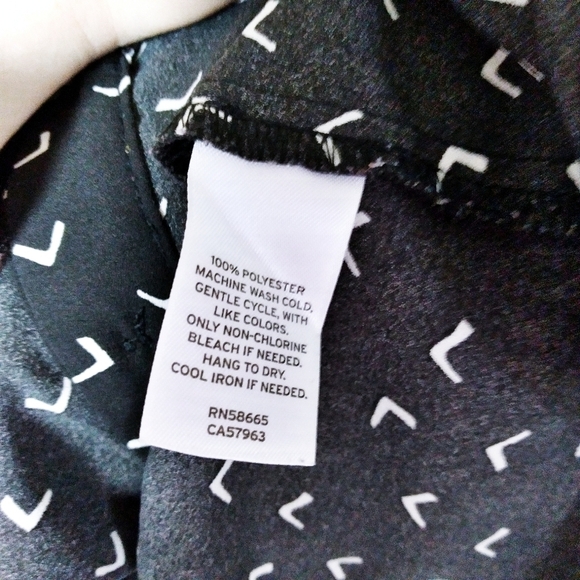 Halogen Nordstrom Black and White Popover Shirt - Picture 8 of 8